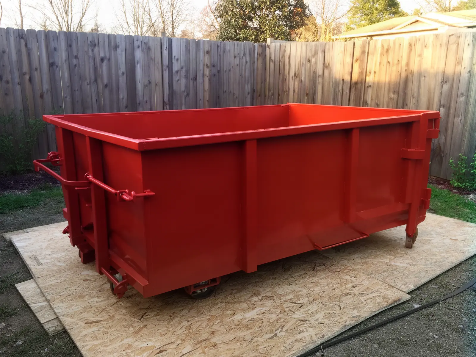 Roll-off dumpster from Schwartz & Son Dumpster Rental in Tucson, AZ